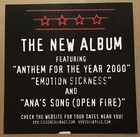 Silverchair Rare Vintage 1999 Double Sided Promo Poster Flat For Neon Cd 12x12