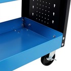 3 Tier Rolling Tool Cart Heavy Duty Utility Tool Cart With Pegboard