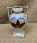 Vintage Wisconsin State Capitol Madison Souvenir Luster 4 75  Vase Germany