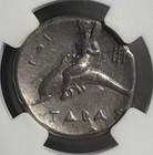 Calabria  Tarentum - C 290-281 Bc - Ar Didrachm - Ngc Choice Vf - Rare Type