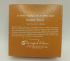 Springbok Mini Puzzle  Diametrics By David A  Welty 1970 Complete
