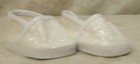 Doll Shoes Fits 15  16  18  Inch White Sparkley Canvas Shoes New
