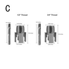 2pcs Integrated Internal   External Pipe Threading-tool pvc Pipe Threader Kit