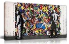  Banksy Wall Art For Living Room  Graffiti Street Boy Canvas Picture Wall 
