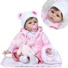 22  Reborn Baby Dolls Handmade Vinyl Silicone Realistic Girl Newborn Doll Gift