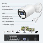 Poe Security Camera System  8pcs 5mp Indoor Outdoor Poe Cameras 8ch Nvr With 4tb