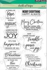 New Penny Black Rubber Stamp Set Christmas Holidays Thrill Of Hope Free Usa Ship