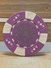 Chandler Harley Davidson Emblem Poker Chip- Chandler  Az - Purple   White
