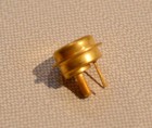 Vintage Western Electric 9d Transistor  New Old Stock  24k Gold Plated