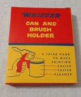 Vintage Whizzer Motor Bike Paint Can And Brush Holder With Box Unused Nos