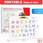 Magnetic Alphabet Tracing Board - Double Sided Letters   Numbers Magnetic Tracin