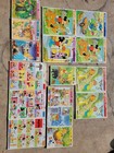 Vintage Golden Whitman Frame Tray Puzzle Lot Of 16 Pooh Disney Sesame Street Vtg