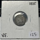 1935 Capped Bust Silver Half Dime 5c Coin Silver