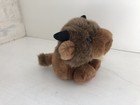 Vintage Swibco 1997 Puffkins Biff The Bull Brown Mini 4  Plush Stuffed Animal