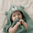  Muslin Baby Hooded Towel  Soft And Absorbent Bath Towel For Newborn  Infant  