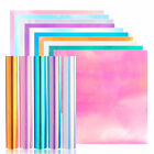 Htvront Self Adhesive Permanent Vinyl Sheets Holographic Cold  hot Change