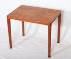 Vintage Side End Table Teak Wood Mid Century Danish Modern