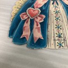 1947 Hallmark Paper Doll Card Land Of Make Believe Queen Of Hearts Vintage Env