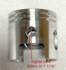 Reed Valve Windowed Higher Hole Piston 1 1 16  30mm 80cc Gas Motor Engine Bike