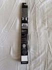 Under Armour Webbed Golf Belt Mens One Size White Adjusts 1252132 Buckle Nwt