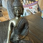 19th Or Early 20th Century Tibetan Buddhism Gilt Bronze Buddha Statue 6    Heavy