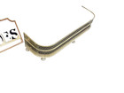66654   Antique Brass Fireplace Fender Fancy Feet