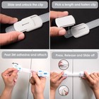 Child Safety Locks 12 Strap With 2 Sliding Baby Proofing For Cabinet Fridge Oven