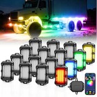 Mictuning Q2 Rgb-ic Rock Lights 8-16 Pod Chasing Ultra-bright Underglow Neon Kit