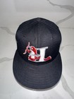 Minor League Baseball Hat Cap Fitted Mens 7 1 4 Black Wool New Era 5950