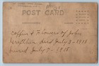 1918 Coffin Casket Funeral Flowers Minneapolis Mn Rppc Photo Antique Postcard