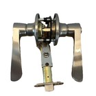 6 Pack Copper Creek Kash Privacy Non-handed Lever Lock Satin Stainless Kl2231ss