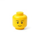 Lego Mini Boy Storage Head  new Toy  Yellow