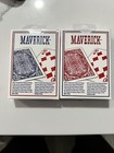 Maverick Playing Cards Brand New   Sealed  2 Decks  red   Blue Free Shipping Usa