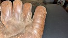 Vintage Leather Baseball Glove Firestone Split Finger Vince Dimaggio