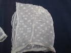 Antique Victorian Sheer Cotton Girls Bonnet