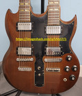 Vintage Gibson Eds1275 Double Guitar - 1978 - Customized  Modded Eds 1275
