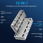 Thunderbolt 5 Dock 120gbps Max 140w Pd Dual 6k 8k Display 4x Usb-a 3 2 10gbps