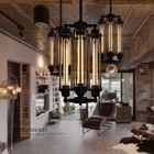 4-head Industrial Steampunk Chandelier Vintage Pendant Light Loft Ceiling Lamps