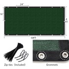 Privacy Screen Fence Outdoor Balcony Panel For Yard Patio Deck Green Width 3 Ft