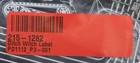 New Oem Ditch Witch Recommended Service Interval Label Decal 215-1282   270-7108