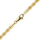 14k Yellow Gold Handmade Solid Rope Chain Bracelet