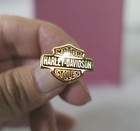 New Vintage Baron Brass Harley Davidson Motor Cycles Bar   Shield Pin  75  P1641