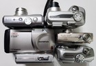 Digital Camera Lot  Nikon Canon Olympus Samsung Casio - Parts Or Repair Only