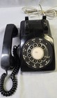 Vintage Itt Black Rotary Modular Desk Phone - Tested Works Great 