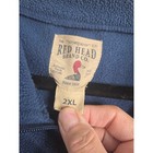 Redhead Fleece Pullover Mens 2xl Blue Good Condition Quarter Zip Jacket