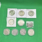 Franklin Half Dollar Lot Of 10 Silver 50c Coins  90 silver 