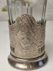 Tea Coas Soviet Melchior Space Vintage Tea Glass Holder Rockets Ussr