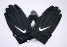Nike Nfl Superbad 5 0 Football Gloves Black white Men s Medium Leather Palms