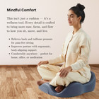 New Ergonomic Meditation Seat Cushion For Posture Support   Pain Relief     Blue