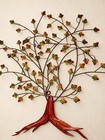 Signed 1977 Curtis Jere  tree Of Life  Metal  Midcentury Wall Sculpture  Art 